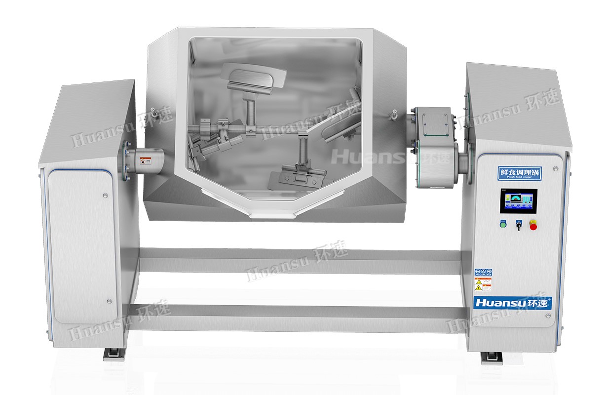臥式智能攪拌鍋，蒸汽加熱效率高