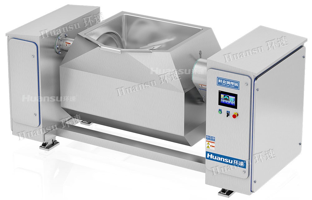 智能攪拌鍋攪拌出的藍(lán)莓果醬色澤鮮艷